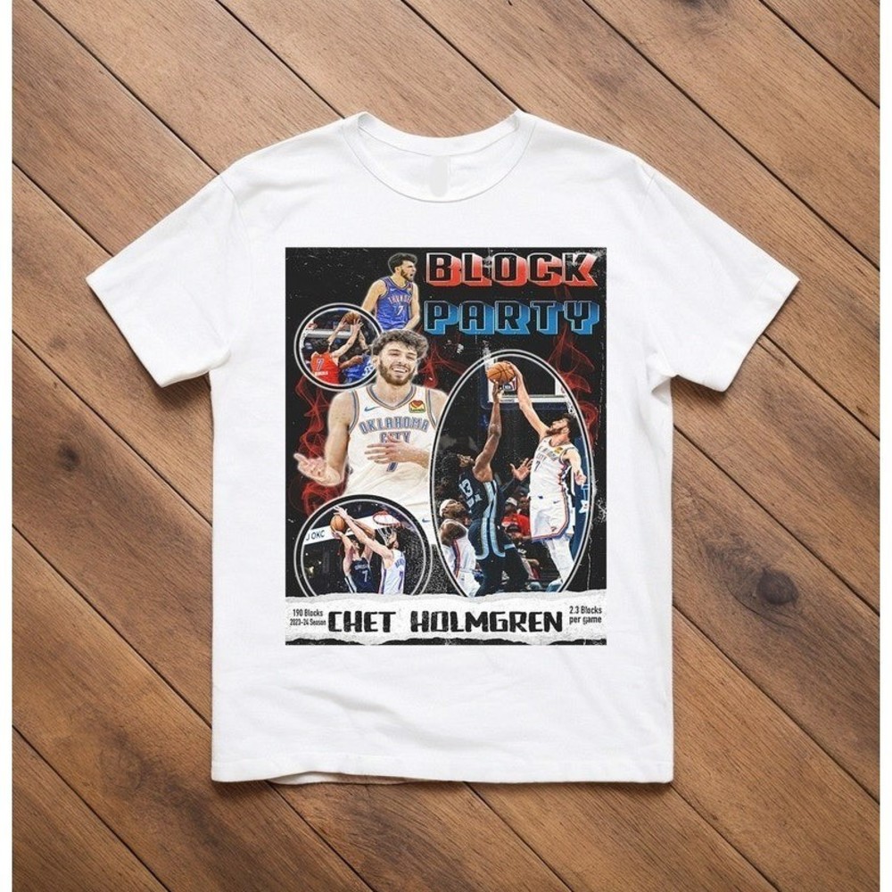 OKC Thunder Shirt Chet Shirt OKC Shirt Nba Shirt Oklahoma T-Shirt - Picture 1 of 4